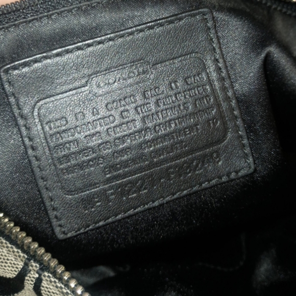 🛑🛑SOLD🛑🛑Coach Black and Gray Gallery Signature Tote - Picture 10 of 12